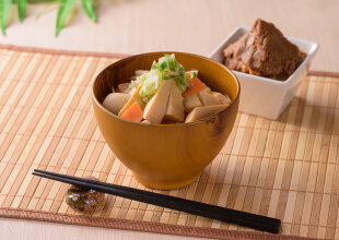 山の恵みを味わう 竹の子汁