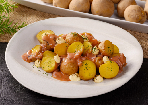 イカの塩辛じゃがバター